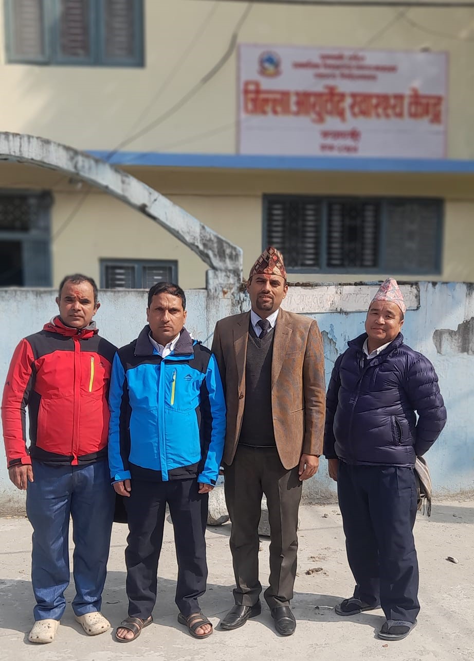 ट्राफिक प्रहरीहरूलाई नस्य कर्म तथा जलनेती क्रिया संचालन कार्यक्रम