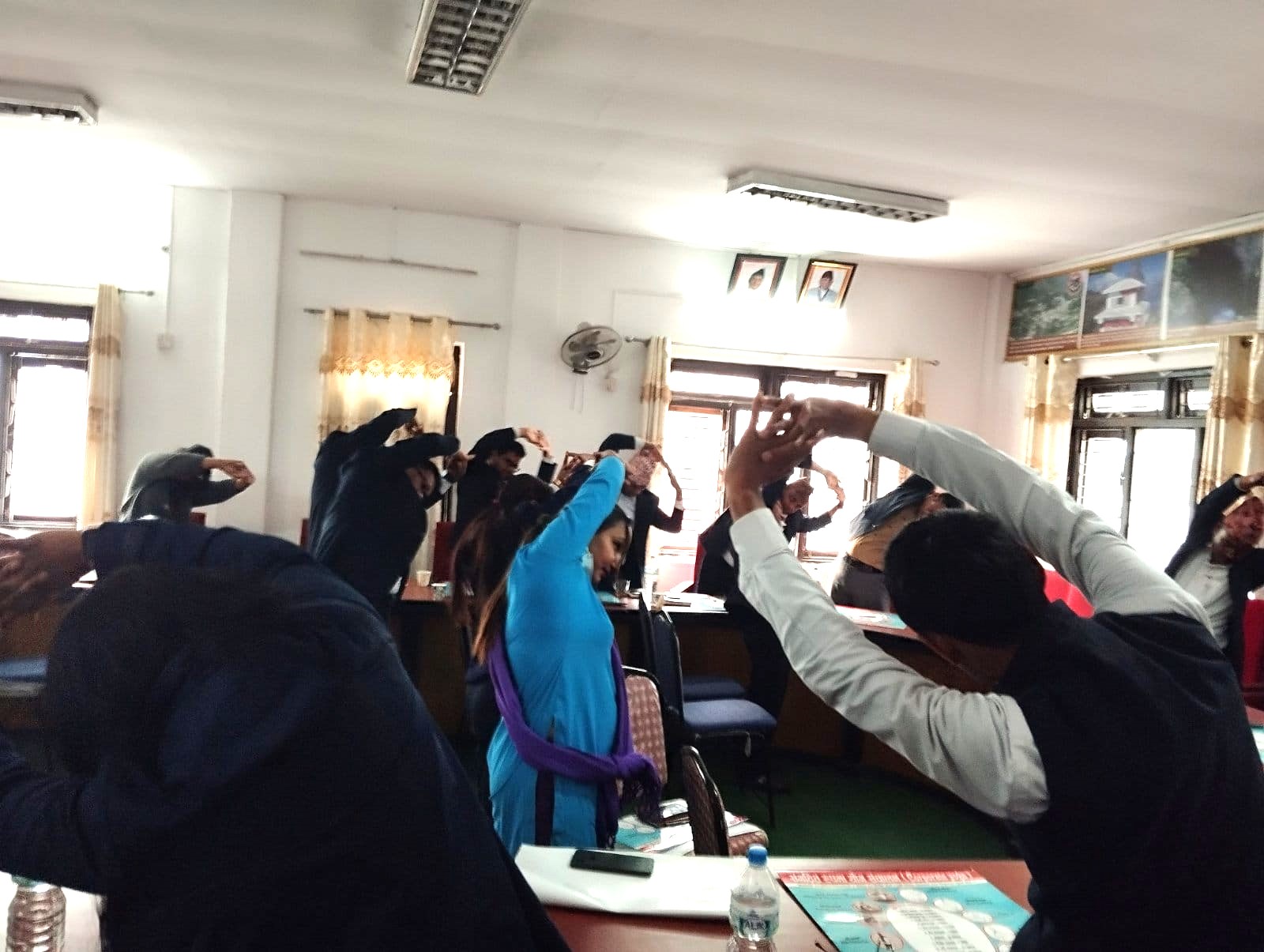 संगठित रुपमा योग संचालन कार्यक्रम