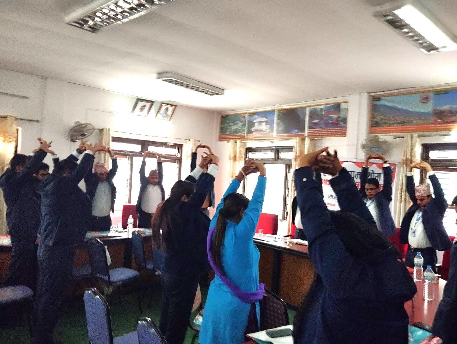 संगठित रुपमा योग संचालन कार्यक्रम