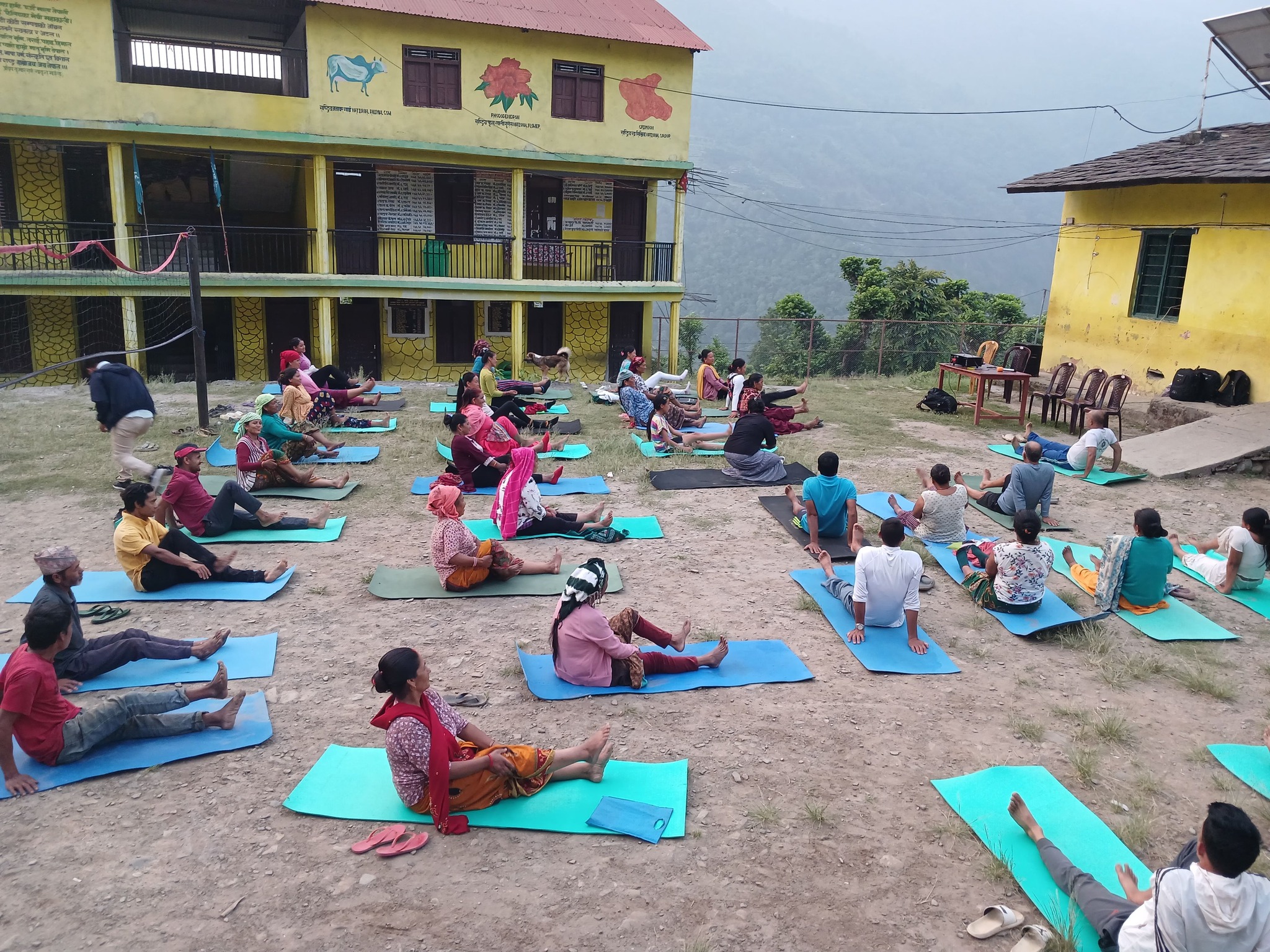 नागरिक आरोग्य अभियान कार्यक्रम : मंगला गा.पा. वडा नम्बर ३ को महेन्द्र मा.वि.को प्रागणमा