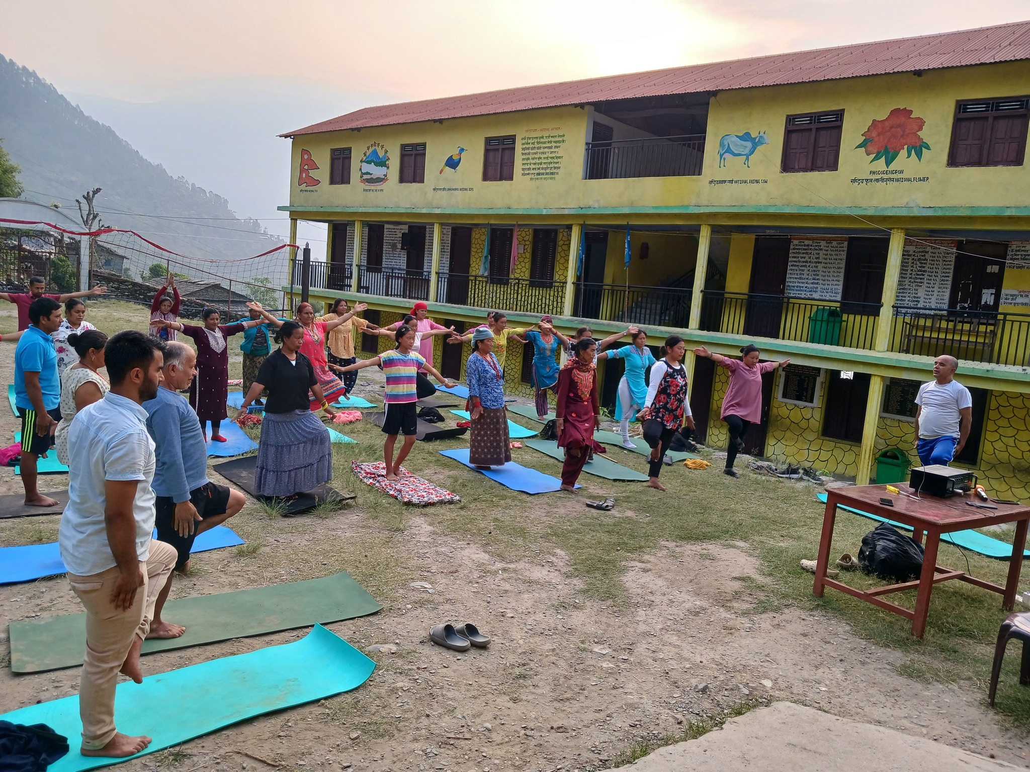 नागरिक आरोग्य अभियान कार्यक्रम : मंगला गा.पा. वडा नम्बर ३ को महेन्द्र मा.वि.को प्रागणमा