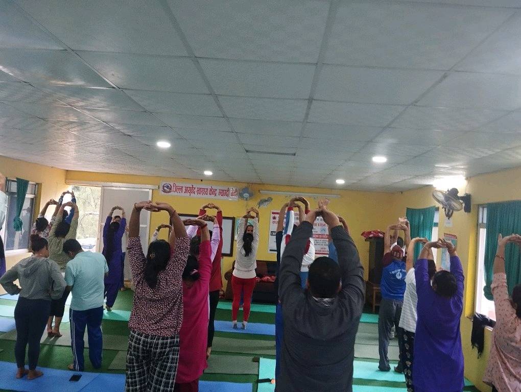 दशौ अन्तराष्टृिय याेग दिबशकाे अबशरमा सप्ताहब्यापी कार्यक्रम