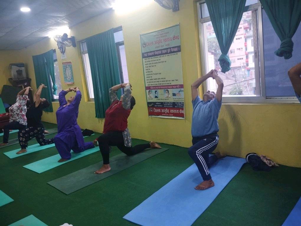 दशौ अन्तराष्टृिय याेग दिबशकाे अबशरमा सप्ताहब्यापी कार्यक्रम